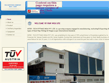 Tablet Screenshot of intertechfittings.com